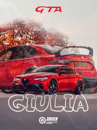 Alfa Romeo Giulia GTA Plakat w Ramce