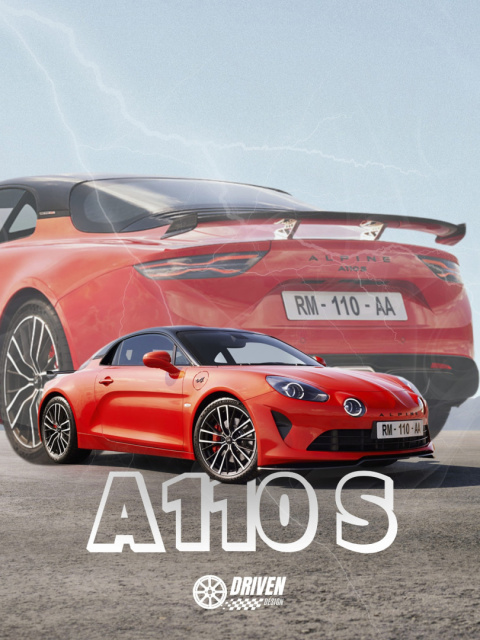 Alpine A110s Plakat w Ramce Alpine A110s Plakat w Ramce