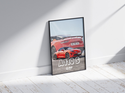 Alpine A110s Plakat w Ramce Alpine A110s Plakat w Ramce