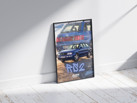 Audi Rs2 Plakat w Ramce Audi Rs2 Plakat w Ramce