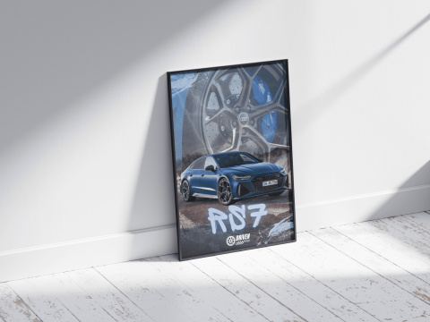 Audi Rs7 Plakat w Ramce Audi Rs7 Plakat w Ramce