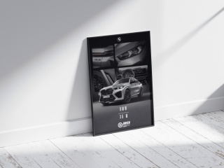 BMW X6M Plakat w Ramce