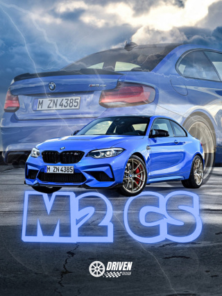 BMW M2 CS Plakat w Ramce