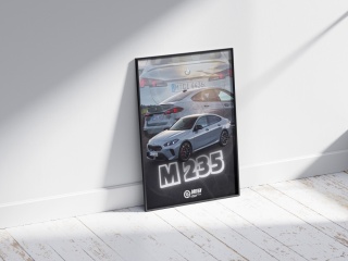 BMW M235 Plakat w Ramce