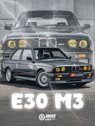 BMW M3 E30 Plakat w Ramce