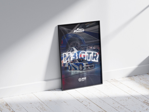BMW M3 GTR Plakat w Ramce BMW M3 GTR Plakat w Ramce