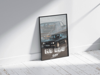 BMW M5 E28 Plakat w Ramce