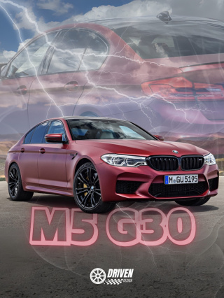 BMW M5 G30 Plakat w Ramce