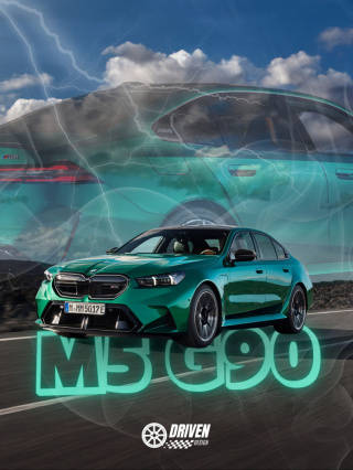 BMW M5 G90 Plakat w Ramce