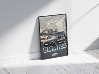 BMW Z4 Plakat w Ramce