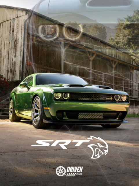 Dodge Challenger SRT Plakat w Ramce Dodge Challenger SRT Plakat w Ramce