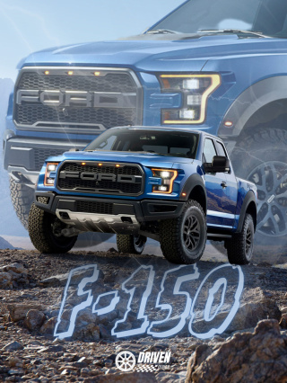 Ford F-150 Plakat w Ramce