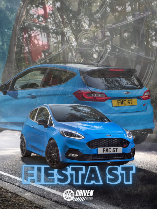 Ford Fiesta Mk8 ST Plakat w Ramce