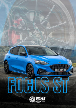 Ford Focus ST Plakat w Ramce