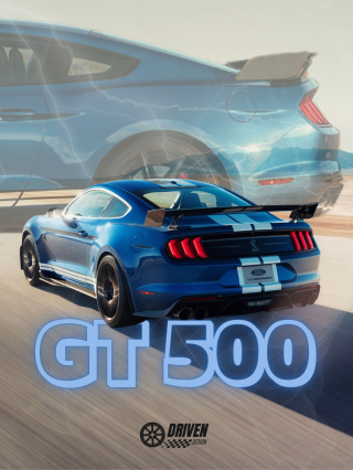 Ford Mustang Shelby GT500 Plakat w Ramce