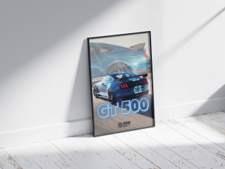 Ford Mustang Shelby GT500 Plakat w Ramce