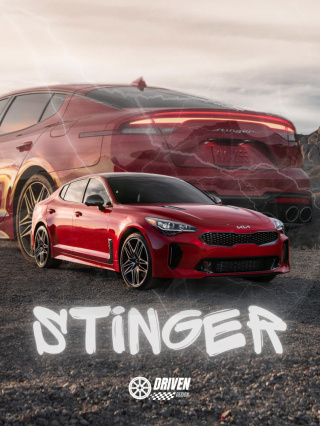 Kia Stinger Plakat w Ramce