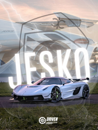 Koenigsegg Jesko Plakat w Ramce