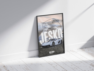 Koenigsegg Jesko Plakat w Ramce