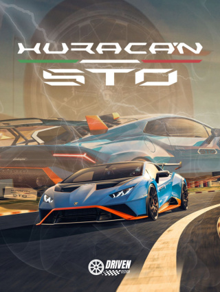 Lamborghini Huracan STO Plakat w Ramce