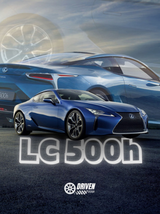 Lexus Lc500h Plakat w Ramce