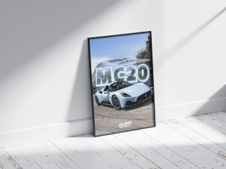 Maserati MC20 Plakat w Ramce