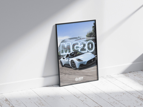 Maserati MC20 Plakat w Ramce Maserati MC20 Plakat w Ramce