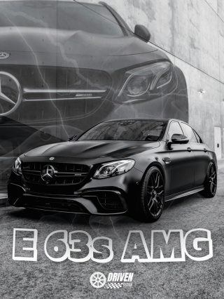Mercedes E63s AMG Plakt w Ramce