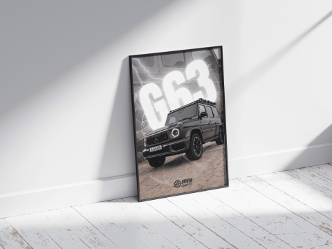 Mercedes G63 AMG Plakat w Ramce Mercedes G63 AMG Plakat w Ramce