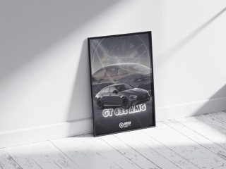 Mercedes GT63s AMG Plakat w Ramce