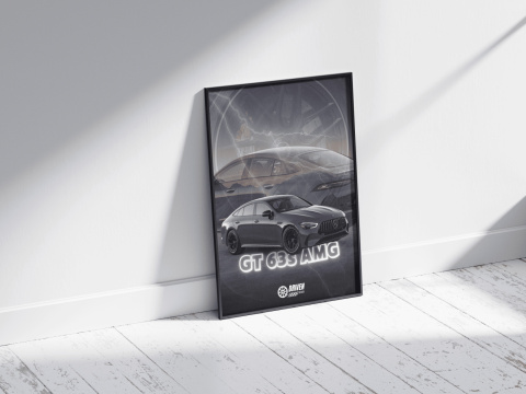 Mercedes GT63s AMG Plakat w Ramce Mercedes GT63s AMG Plakat w Ramce