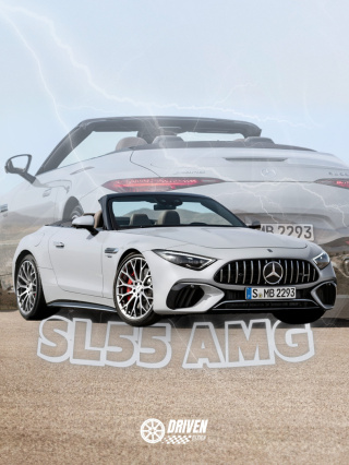 Mercedes SL55 AMG Plakat w Ramce