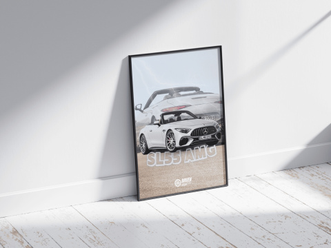 Mercedes SL55 AMG Plakat w Ramce Mercedes SL55 AMG Plakat w Ramce