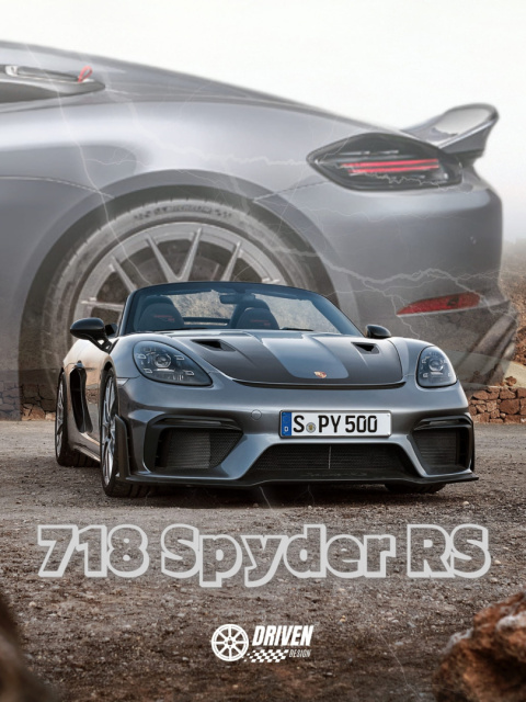 Porsche 718 Spyder RS Plakat w Ramce Porsche 718 Spyder RS Plakat w Ramce