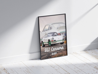 Porsche 911 Carrera Plakat w Ramce