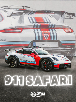 Porsche 911 Safari Plakat w Ramce