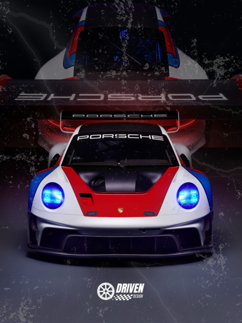 Porsche GT3R Plakat w Ramce Porsche GT3R Plakat w Ramce