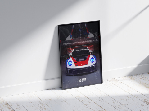Porsche GT3R Plakat w Ramce Porsche GT3R Plakat w Ramce