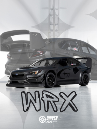 Subaru WRX STI Plakat w Ramce