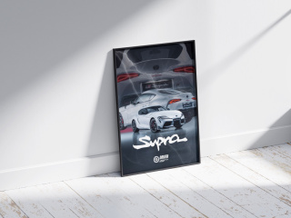 Toyota Supra Mk5 Plakat w Ramce