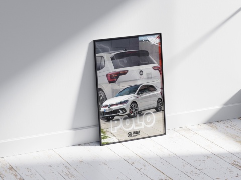 Volkswagen Polo GTI Plakat w Ramce